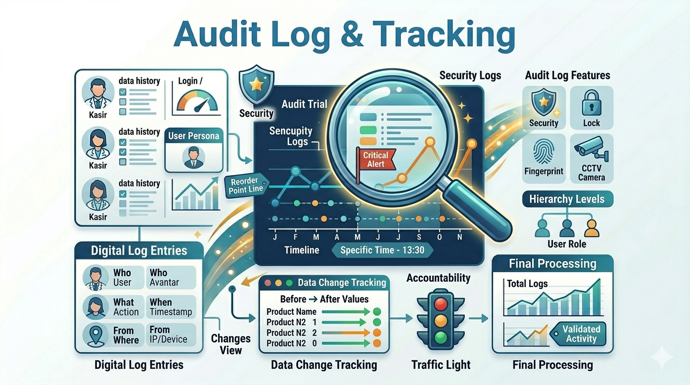 Audit Log & Tracking Apotek: Keamanan Data Transaksi dan Jejak Digital yang Lengkap