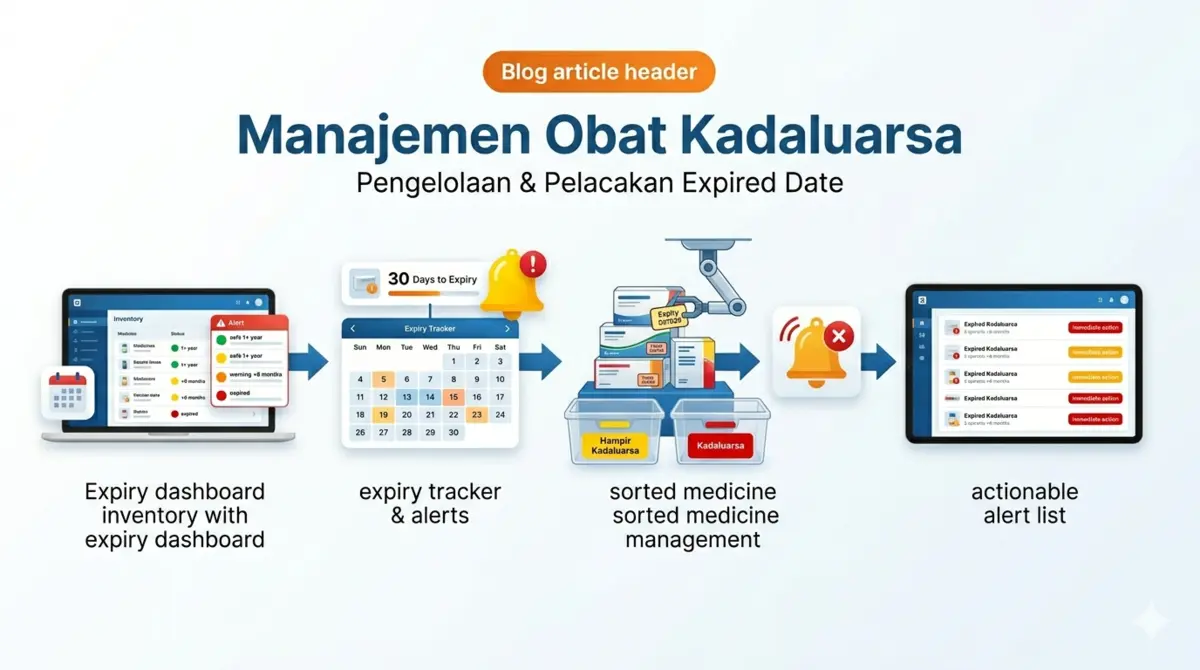 Manajemen Obat Kadaluarsa di Apotek: Tracking Expired & Alert Otomatis