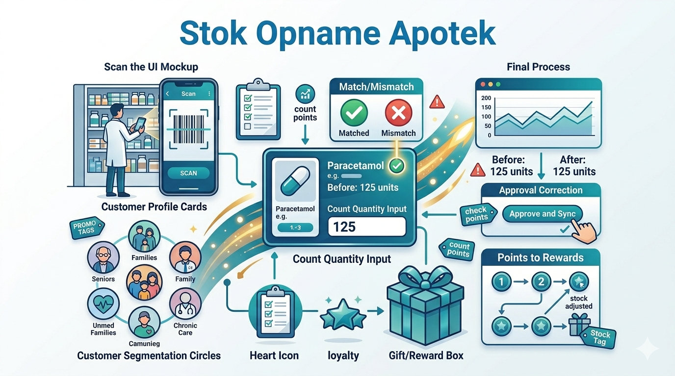 Stok Opname Apotek: Panduan Koreksi Stok Sistematis dan Akurat